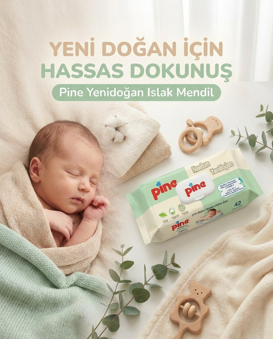 Yenidoğan 42'li Islak Mendil 5 Paket