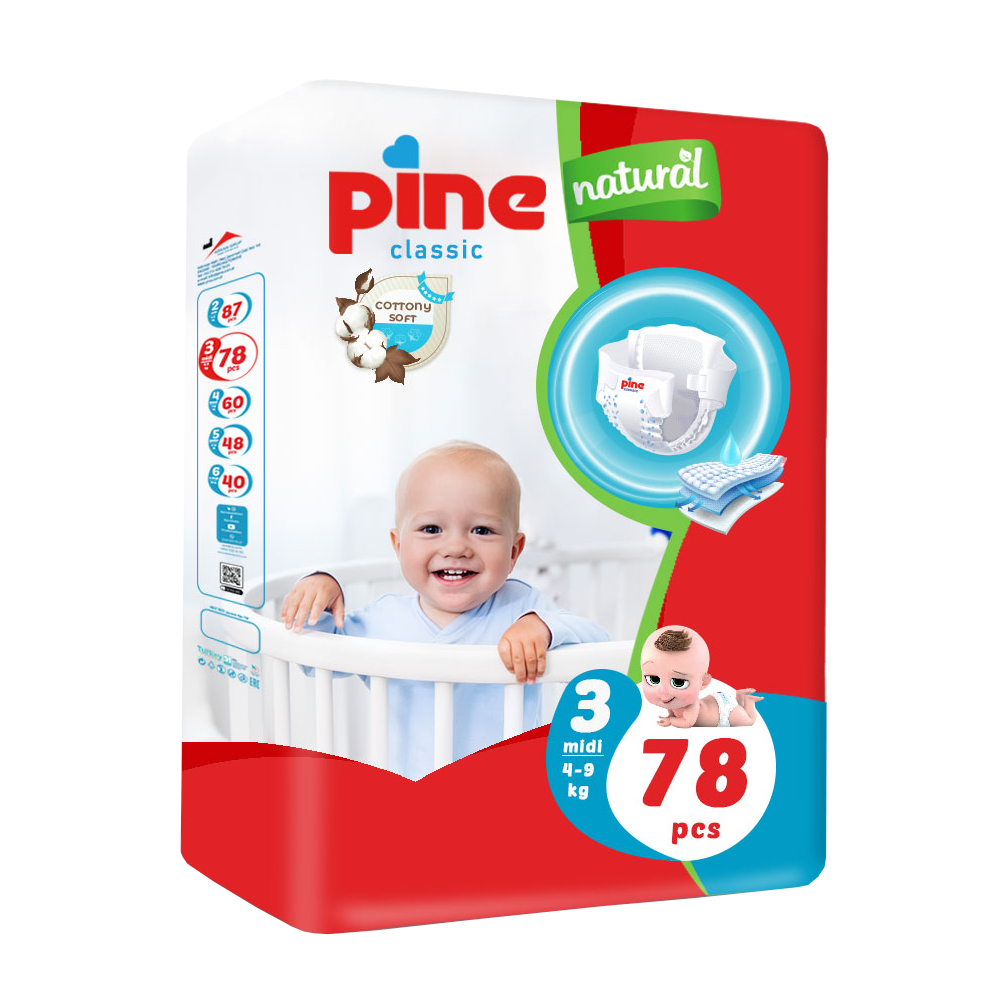 Pine Classic Bebek Bezi