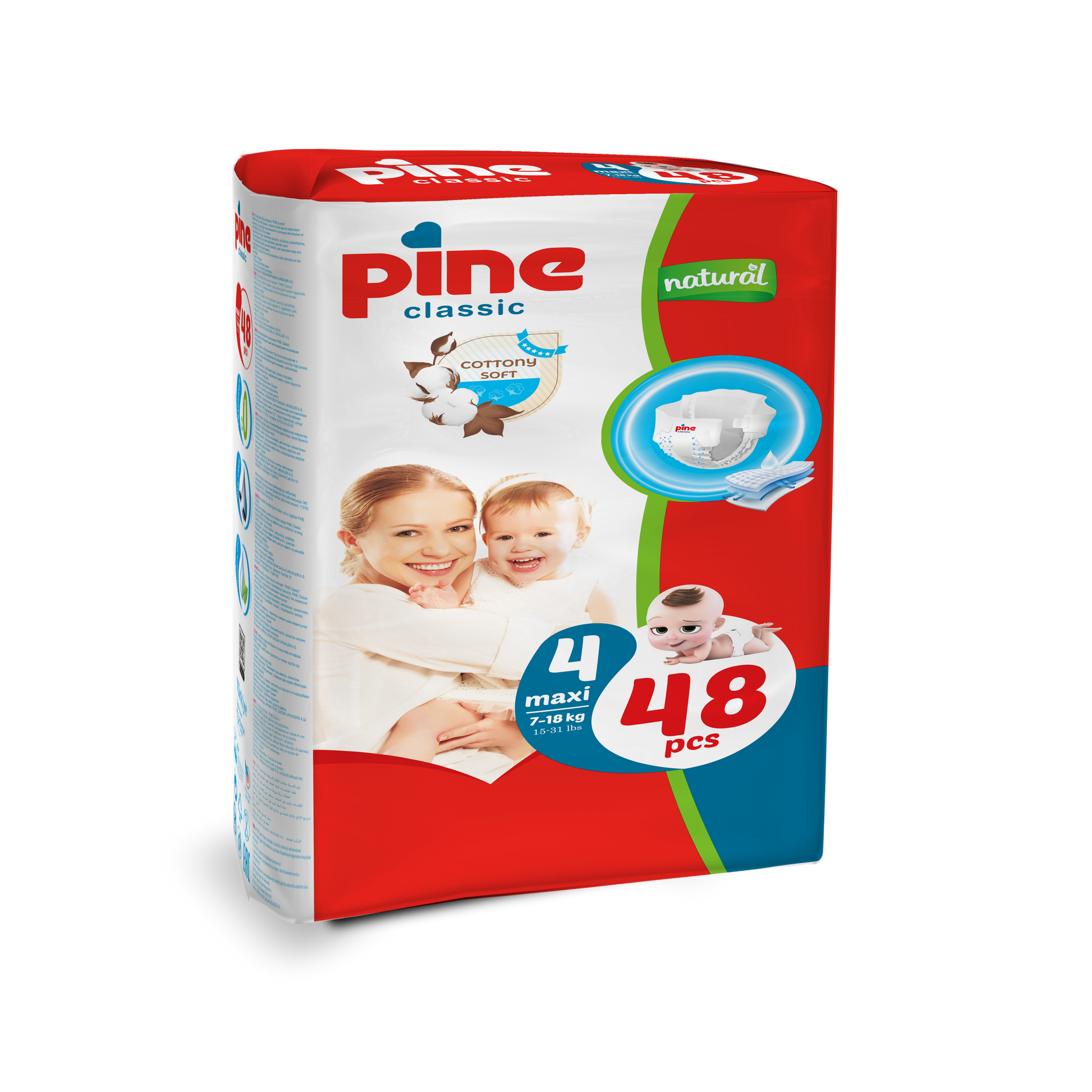 Pine Classic Bebek Bezi