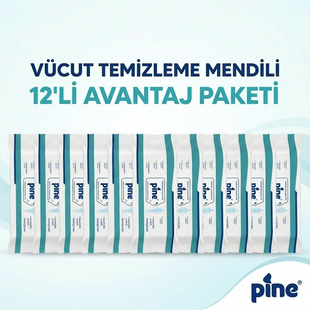 Vücüt Temizleme Havlusu 50'li 5 Paket