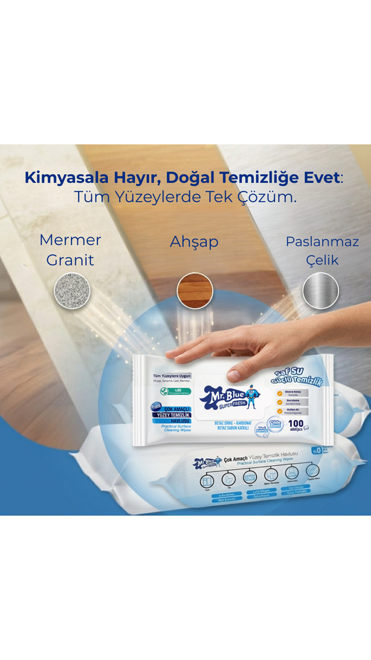 Pine Yüzey Temizlik Mendili